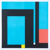 Bruno Munari, Milano 1907 - 1998 / Negativo-positivo, lithograph a colori on paper