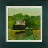 Alessandro Tofanelli, Viareggio 1959 / Paesaggio, oil on panel