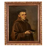 Antonio Cifrondi, Frate, oil on canvas
