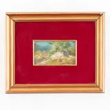 Pacifico Sidoli, Rossoreggio di Bettola (PC) 1868 - 1963 / Paesaggio / Firmato Sidoli P in basso a destra, oil on panel