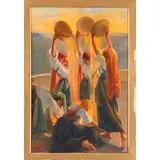 Gaetano Spinelli, Bitonto, 1877 - Firenze, 1945 / Pioggia d'oro / Firmato G Spinelli in basso a sinistra, oil on panel