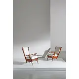 A Pair Of Armchairs Attributed To P. Buffa, Senza titolo
