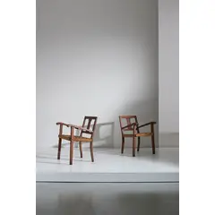 Senza titolo by A Pair Of Italian Art Deco Armchairs, offered Jun 2022