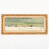 Petro Stepanovych Sulimenko, Krasnodar, 1914 - 1996 / Prima della pioggia / Firmato P Sulimenko e datato 1963 in basso a destra, oil on cardboard