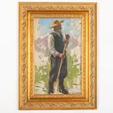 Karp Demjanovich Trokhimenko, Sushany, 1885 - Kiev, 1979 / Contadino / Firmato K Trokhimenko e datato 58 in basso a destra