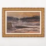 Sergiy Fedorovich Shishko, Nosivka, 1911 - Kiev, 1997 / Paesaggio lacustre con fenicotteri / Firmato S Shishko e datato 76 in basso a sinistra