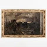 Dnepropetrovsk, 1918 - Kiev, 1999 / Bozzetto per il dipinto Fuga dalla città by Victor Grigorovich Puzyrkov, oil on canvas, offered Jul 2022
