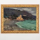 1914 - 1975 / Crimea / Firmato Parcevskiy in basso a destra by Vsevolod Vasilievich Parcevskiy, oil on cardboard, offered Jul 2022