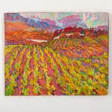 Vasyl Dmitrovich Chegodar, Chervonyy Yar, 1918 - Kiev, 1989 / Le vigne / Firmato V Chegodar in basso a destra, oil on canvas