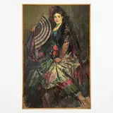 Olexa Oleksievich Shovkunenko, Kherson, 1884 - Kiev, 1974 / Ballerina spagnola / Firmato A Shovku in basso a destra