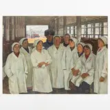 Russia, 1930 - 2008 / Lattaie a riposo by Aleksandr Timofeevich Chizhonkov, oil on canvas, offered Jul 2022