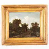 Paesaggio by Jan Vermeer van Haarlem, oil on panel, offered Oct 2022