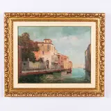 Antoine Bouvard, Parigi, 1870 - 1955 / Canale a Venezia / Firmato Bouvard in basso a destra, oil on canvas