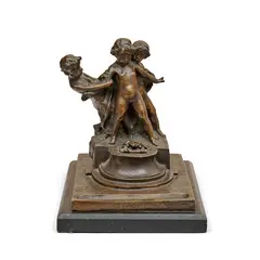 Emilio Sala, Milano, 1864 - Gorla Precotto, 1920 / Il granchio / Firmato E Sala sul lato, bronze
