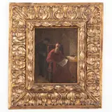 Napoli, 1835 - Roma, 1863 / Cardinale in un interno by Bernardo Celentano, oil on canvas, offered Oct 2022