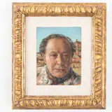 Vittorio Gussoni, Milano, 1893 - Sanremo, 1968 / Autoritratto dell'artista / Firmato V Gussoni in basso a sinistra