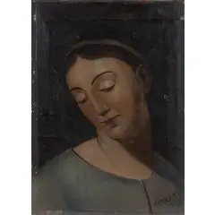 Edmondo Poletti, Novara 1908 - 1978 / Senza titolo, 1928, oil on canvas