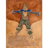 Aroldo Bonzagni, Cento (Fe) 1887 - Milano 1918 / Clown, 1918
