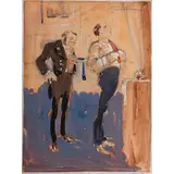 Aroldo Bonzagni, Cento (Fe) 1887 - Milano 1918 / Senza titolo
