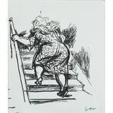 Renato Guttuso, Bagheria 1911 - Roma 1987 / Senza titolo, anni '50, mixed media on paper