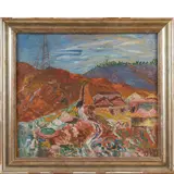 Kowno 1900 - Roma 1975 / Caltanissetta, 1952 by Antonietta Raphaël Mafai, oil on panel, offered Oct 2022