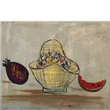 Achille Funi, Ferrara 1890 - Appiano Gentile 1972 / Natura morta, oil on canvas cartonata