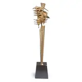 Morciano di Romagna 1926 / Tagliacarte by Arnaldo Pomodoro, bronze dorato fuso a cera persa, offered Oct 2022