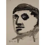 Enrico Baj, Milano 1924 - Varese 2003 / Senza titolo, 1956