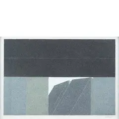 Fabriano 1929 - 2008 / Dimore, 1985 by Giuseppe Uncini, mixed media on paper, offered Oct 2022