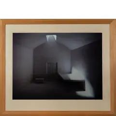 Lansing 1953 / Cell with skylight, 1993 by James Casebere, Cibachrome montata su alluminio, offered Oct 2022