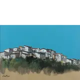 BUENOS AIRES - PIZZO / Senza titolo by Pugliese Enotrio, mixed media on paper, offered Oct 2022