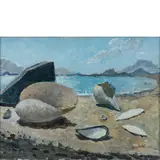 Giovanni Colacicchi, Anagni 1900 - Firenze 1993 / Natura morta con conchiglie, 1980