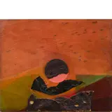 Roberto Crippa, Milano 1921 - Bresso 1972 / Nascita, mixed media and sughero on panel