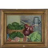 Carlo Socrate, Mezzana Bigli 1889 - Roma 1967 / Natura morta, 1965, oil on canvas