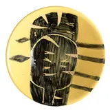 Roberto Crippa, Milano 1921 - Bresso 1972 / Senza titolo, Ceramica dipinta in policromia