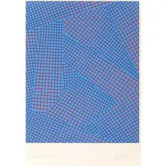 Mario Nigro, Pistoia 1917 - Livorno 1992 / Spazio totale, 1954, screenprint a colori on paper