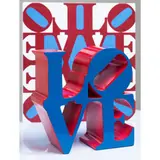 Robert Indiana, New Caste 1928 - Vinalhaven 2018 / Love, Resina dipinta