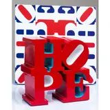 Robert Indiana, New Caste 1928 - Vinalhaven 2018 / Hope, Resina dipinta