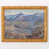 Verkhny Baskunchak, 1914 - Kiev, 1982 / Caucaso / Firmato A Budnikov in basso a destra by Olexandr Gavrilovich Budnikov, oil on canvas, offered Oct 2022