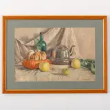 Anatoliy Alekseevich Kazantsev, Chabarovsk, 1908 - Leningrado, 1984 / Natura morta con teiera / Firmato Kazantsev e datato 1955 in basso a destra