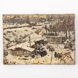 1923 - 1993 / Studio per paesaggio invernale by Adolf Markovich Konstantinopolskiy, oil on canvas, offered Oct 2022