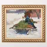 Glukhiv, 1924 - Odessa, 1994 / Al bazar by Kostantin Matvyevich Lomykin, oil on cardboard, offered Oct 2022
