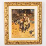 Victor Grigorovich Puzyrkov, Dnepropetrovsk, 1918 - Kiev, 1999 / Studio per il dipinto Soldati / Firmato V Puzyrkov in basso a destra
