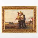 Victor Grigorovich Puzyrkov, Dnepropetrovsk, 1918 - Kiev, 1999 / I contadini nei campi