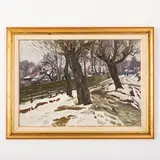 Victor Vasilievich Shatalin, Zemlyanye Khutory, 1926 - Kiev, 2003 / Disgelo / Firmato V Shatalin e datato 1971 in basso a destra