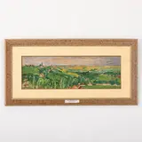 Karp Demjanovich Trokhimenko, Sushany, 1885 - Kiev, 1979 / Veduta di Kaharlyk / Firmato K Trokhimenko e datato 1935 in basso a destra