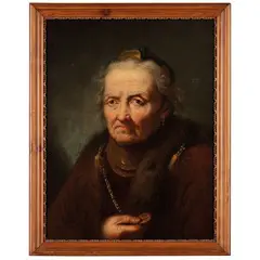 Testa di vecchia by Giuseppe Nogari, oil on canvas, offered Nov 2022