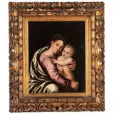 Felice Riccio, Madonna con Bambino, oil on canvas