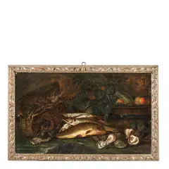 Felice Boselli, Natura morta, oil on canvas