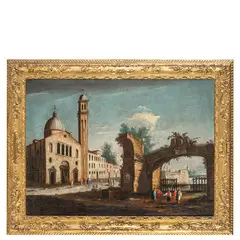 Capriccio by Gaetano Vetturali, oil on canvas, offered Nov 2022
